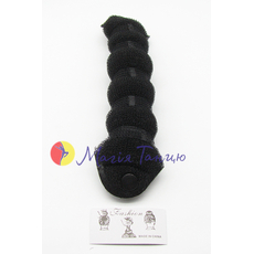 Твістер в волосся бублик (поролон з кнопкою), фото 1