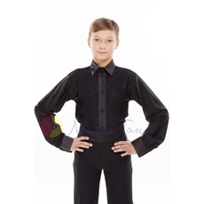 Сорочка для танців чоловіча з гіпюром "Вегас" (1448) р.38 - 30%