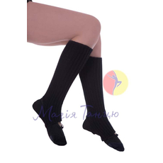 Гетри з отвором під п'ятку, підбори чорні GP 40 см, фото 1