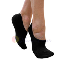 Шкарпетки-сліди із бавовни чорні, фото 1