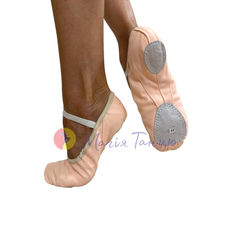 Балетки тілесні із кірзи, фото 1