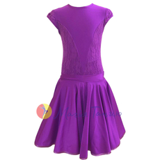 Рейтингова сукня бейсик для бальних танців, фото 4