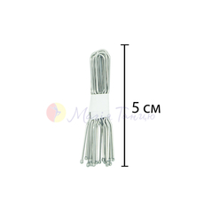 Шпилька для волосся срібна 5 см, фото 1