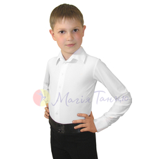 Сорочка чоловіча з шортиками біла матовий біфлекс 4010, фото 1