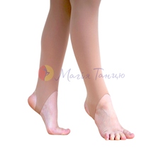 Трико гімнастичне балетне тілесне зі штрипками, фото 1