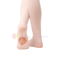 Трико балетне з отвором під стопою рожеве, фото 1