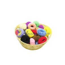 Резинка для волосся  різнокольорова 4 см., фото 1