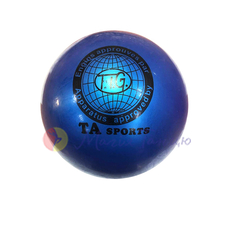 М'яч для художньої гімнастики з блискітками 19 см в діаметрі, фото 1