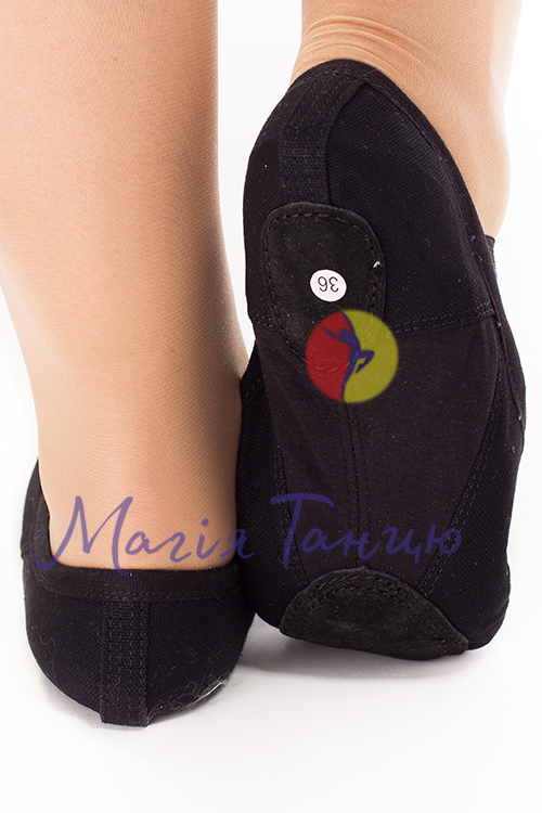 Балетки для танців професійні без шкіряноʼї вставки, фото 2