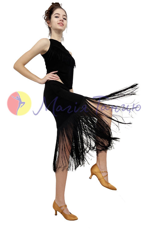 Блуза топ з бахромою без рукавів, фото 3