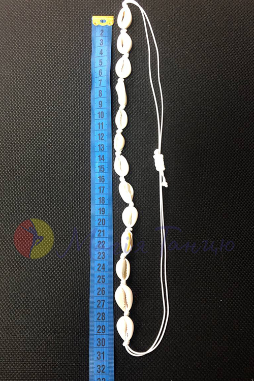Кольє мушлі каурі для трайбла,  фото 2