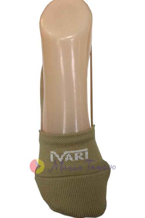 Напівшкарпетки напівчешки напівносочки тілесні в'язані IVARI, фото 4