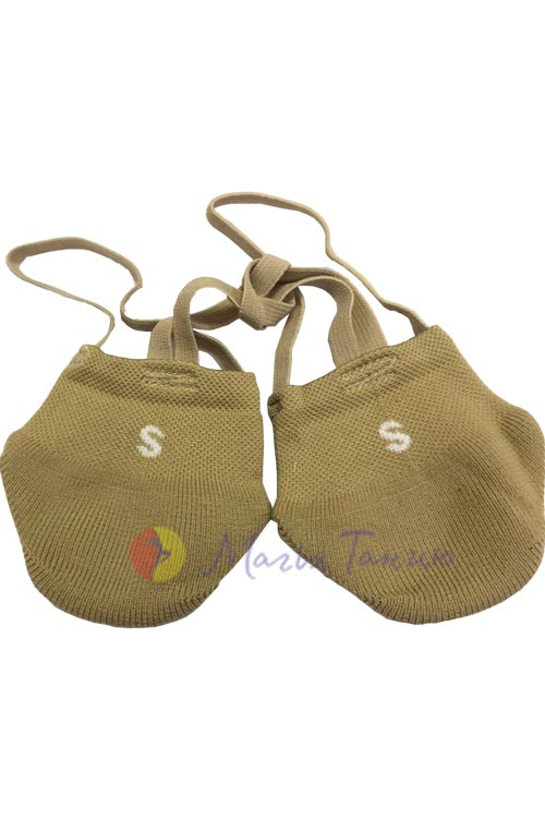 Напівшкарпетки напівчешки напівносочки тілесні в'язані IVARI, фото 5