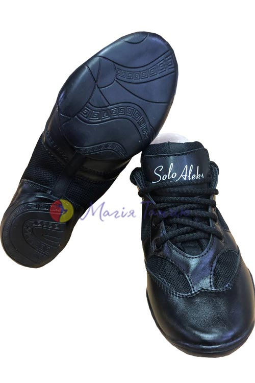 Снікера кросівки SOLO ALEKS низькі чорні, фото 4