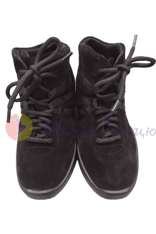 Кросівки танцювальні високі чорні із замшу Fenist, 221, фото 2