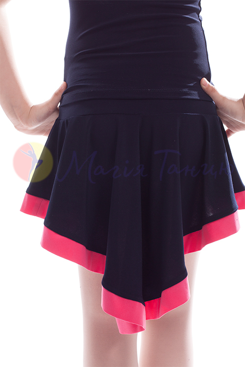 Спідниця латиноамериканських танців з хвостом і кантом, фото 4