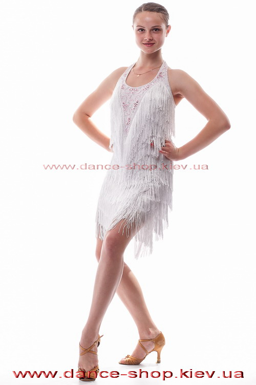 Сукня латина біла