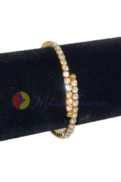 Браслет для бальних танців зі стразами, фото 1