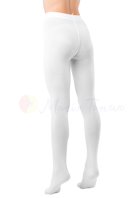 Колготи для танців Tuloni білі 70 den ТО4005, фото 3