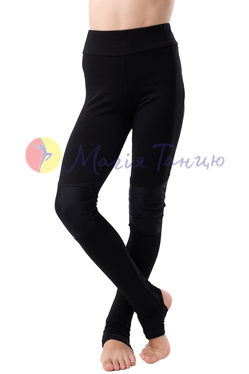 Лосини для гімнастики та хореографії з посиленим наколінником, фото 2