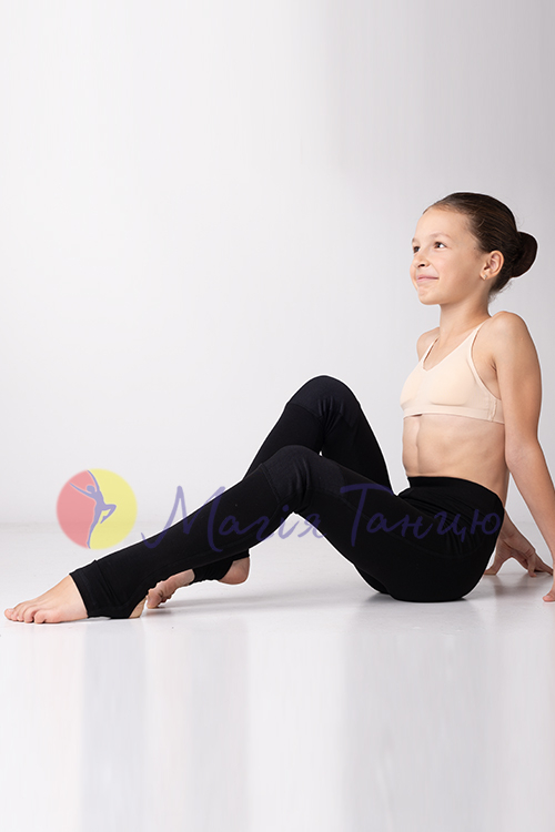 Лосини для гімнастики та хореографії з посиленим наколінником, фото 4