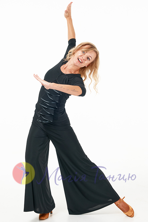 Брюки жіночі для бальних танців стандарт, фото 2