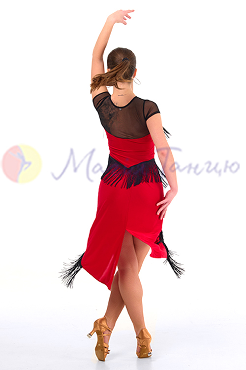 Сукня для бальних танців латина та танго, фото 7