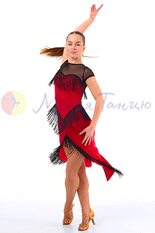 Сукня для бальних танців латина та танго, фото 9