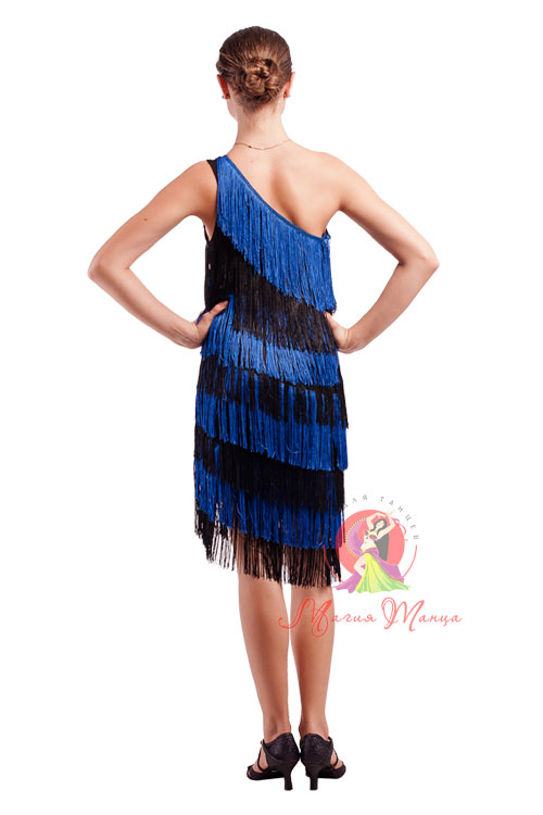 Сукня для латини з бахромою фото 7